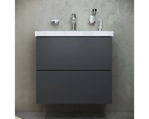 Купить Тумба с раковиной графит матовый 60 см Am.Pm Gem M90FHX06022GM + M90WCC0602WG в магазине сантехники Santeh-Crystal.ru