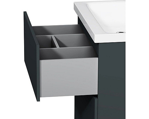 Заказать Комплект мебели графит матовый 65 см Am.Pm Gem M90FSX06022GM32 + M90WCC0602WG + M91AMOX0651WG в магазине сантехники Santeh-Crystal.ru