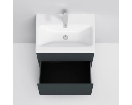 Заказать Тумба с раковиной графит матовый 61 см Am.Pm Gem M90FSX06022GM32 + M90WCC0602WG в магазине сантехники Santeh-Crystal.ru