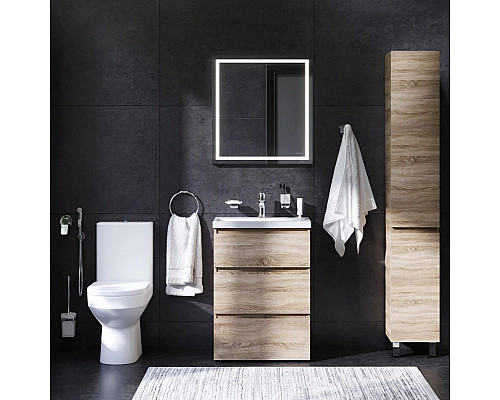 Купить Комплект мебели светлый дуб 65 см Am.Pm Gem M91FSX0602OF + M90WCC0602WG + M91AMOX0651WG в магазине сантехники Santeh-Crystal.ru