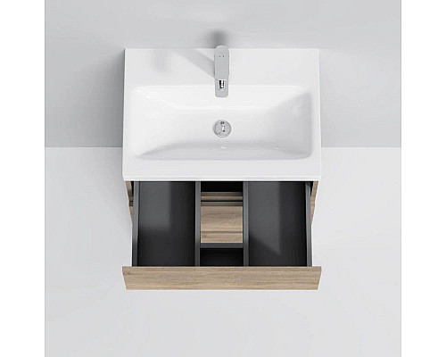 Купить Комплект мебели светлый дуб 65 см Am.Pm Gem M91FSX0602OF + M90WCC0602WG + M91AMOX0651WG в магазине сантехники Santeh-Crystal.ru