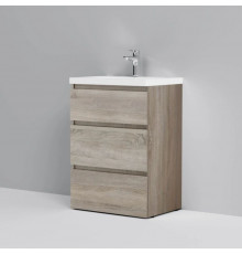 Тумба с раковиной светлый дуб 61 см Am.Pm Gem M91FSX0602OF + M90WCC0602WG