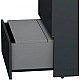 Приобрести Комплект мебели графит матовый 65 см Am.Pm Gem S M91FSX0602GM + M90WCC0602WG + M91AMOX0651WG в магазине сантехники Santeh-Crystal.ru