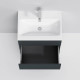 Купить Тумба с раковиной графит матовый 61 см Am.Pm Gem S M91FSX0602GM + M90WCC0602WG в магазине сантехники Santeh-Crystal.ru