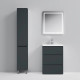 Купить Тумба с раковиной графит матовый 61 см Am.Pm Gem S M91FSX0602GM + M90WCC0602WG в магазине сантехники Santeh-Crystal.ru