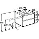 Купить Тумба с раковиной белый глянец 60 см Roca Domi 857532806 + 3279A8000 в магазине сантехники Santeh-Crystal.ru