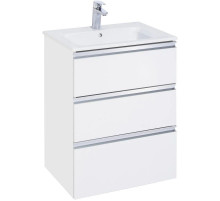 Тумба с раковиной белый глянец 60,5 см Roca The Gap 857552806 + 3279A8000