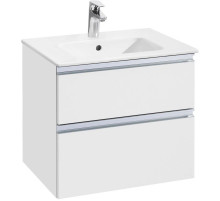 Тумба с раковиной белый глянец 60,5 см Roca The Gap 857550806 + 32799E000