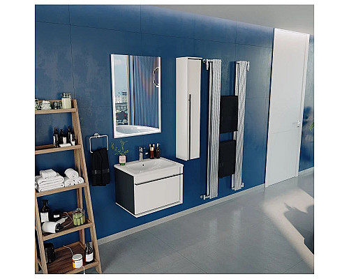 Заказать Комплект мебели белый глянец/черный 60 см Roca Aneto 857429806 + 32799E000 + 812362000 в магазине сантехники Santeh-Crystal.ru