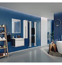 Комплект мебели белый глянец/черный 60 см Roca Aneto 857429806 + 32799E000 + 812362000