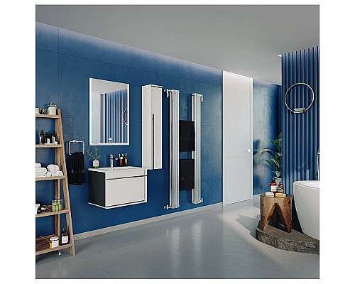 Заказать Комплект мебели белый глянец/черный 60 см Roca Aneto 857429806 + 32799E000 + 812362000 в магазине сантехники Santeh-Crystal.ru