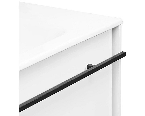 Заказать Комплект мебели белый глянец/черный 60 см Roca Aneto 857429806 + 32799E000 + 812362000 в магазине сантехники Santeh-Crystal.ru