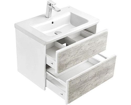 Santeh-Crystal.ru: Тумба с раковиной бетон/белый матовый 70 см Roca Ronda ZRU9303003 + 327471000 Приобрести Тумба с раковиной бетон/белый матовый 70 см Roca Ronda ZRU9303003 + 327471000 в магазине сантехники Santeh-Crystal.ru