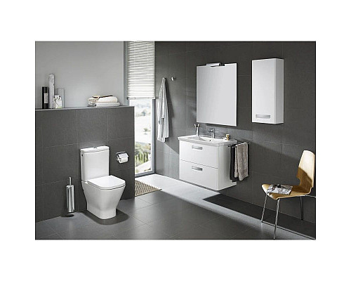 Купить Комплект мебели белый глянец 60 см Roca The Gap ZRU9302879 + 327472000 + ZRU9302688688 в магазине сантехники Santeh-Crystal.ru