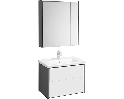 Santeh-Crystal.ru: Комплект мебели белый глянец/антрацит 60 см Roca Ronda ZRU9302963 + 327472000 + ZRU9302968 Приобрести Комплект мебели белый глянец/антрацит 60 см Roca Ronda ZRU9302963 + 327472000 + ZRU9302968 в магазине сантехники Santeh-Crystal.ru