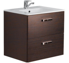 Тумба с раковиной венге 60,5 см Roca Victoria Nord ZRU9000027 + 32799E000