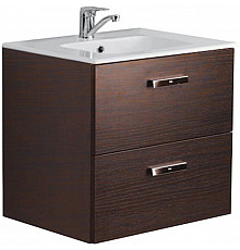 Тумба с раковиной венге 60,5 см Roca Victoria Nord ZRU9000027 + 32799E000