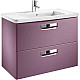 Заказать Тумба с раковиной фиолетовый 60 см Roca The Gap ZRU9302742 + 327472000 в магазине сантехники Santeh-Crystal.ru