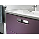 Заказать Тумба с раковиной фиолетовый 60 см Roca The Gap ZRU9302742 + 327472000 в магазине сантехники Santeh-Crystal.ru