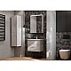 Купить Комплект мебели бетон/белый матовый 60 см Roca Ronda ZRU9303002 + 327472000 + ZRU9303007 в магазине сантехники Santeh-Crystal.ru