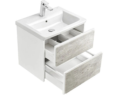Santeh-Crystal.ru: Комплект мебели бетон/белый матовый 60 см Roca Ronda ZRU9303002 + 327472000 + ZRU9303007 Купить Комплект мебели бетон/белый матовый 60 см Roca Ronda ZRU9303002 + 327472000 + ZRU9303007 в магазине сантехники Santeh-Crystal.ru