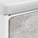 Заказать Тумба с раковиной бетон/белый матовый 60 см Roca Ronda ZRU9303002 + 327472000 в магазине сантехники Santeh-Crystal.ru