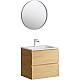 Заказать Комплект мебели дуб золотой 60,8 см Aqwella 5 Stars Accent ACC0106DZ + Mal.06.04.D + RM0206W в магазине сантехники Santeh-Crystal.ru