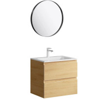 Комплект мебели дуб золотой 60,8 см Aqwella 5 Stars Accent ACC0106DZ + Mal.06.04.D + RM0206BLK