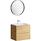 Купить Комплект мебели дуб золотой 60,8 см Aqwella 5 Stars Accent ACC0106DZ + Mal.06.04.D + RM0206BLK в магазине сантехники Santeh-Crystal.ru