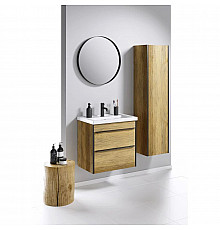 Комплект мебели дуб балтийский 60,8 см Aqwella 5 Stars Fargo FRG0106DB + 4640021060773 + RM0206BLK
