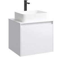 Тумба с раковиной белый глянец 61 см Aqwella 5 Stars Mobi MOB0106W + MOB0706W + 4640021064269