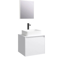 Комплект мебели белый глянец 61 см Aqwella 5 Stars Mobi MOB0106W + MOB0706W + 4640021064269 + SM0206