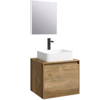 Комплект мебели дуб балтийский 61 см Aqwella 5 Stars Mobi MOB0106DB + MOB0706DB + 641945 + SM0206