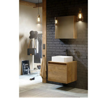 Комплект мебели дуб балтийский 61 см Aqwella 5 Stars Mobi MOB0106DB + MOB0706DB + 4640021064269 + MOB0406 + MOB0717DB