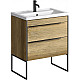 Заказать Комплект мебели дуб балтийский 70,5 см Aqwella 5 Stars Fargo FRG0107DB + 4620008197746 + RM0206BLK в магазине сантехники Santeh-Crystal.ru