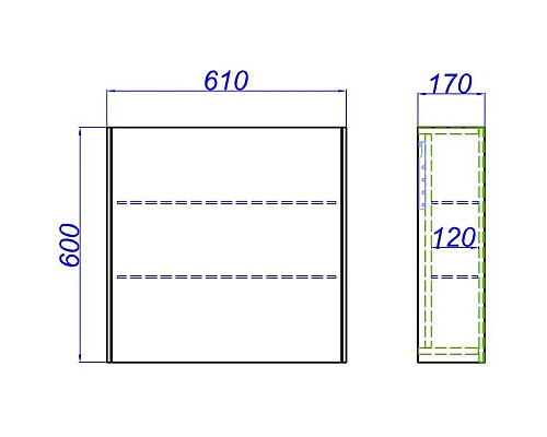 Купить Комплект мебели бетон светлый/ белый глянец 61 см Aqwella 5 Stars Mobi MOB0106BS + MOB0706W + 641945 + MOB0406 + MOB0717BS в магазине сантехники Santeh-Crystal.ru