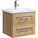 Тумба с раковиной дуб сонома 60,5 см Aqwella Foster FOS01062DS + 4640021060773