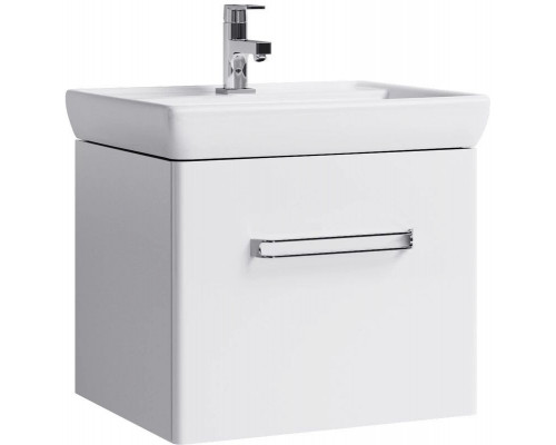 Купить Тумба с раковиной белый глянец 60 см Aqwella Neo Neo.01.06/1 + 1.WH30.2.082 в магазине сантехники Santeh-Crystal.ru