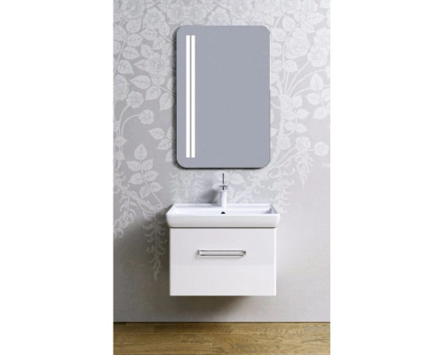 Купить Тумба с раковиной белый глянец 60 см Aqwella Neo Neo.01.06/1 + 1.WH30.2.082 в магазине сантехники Santeh-Crystal.ru