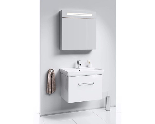 Заказать Тумба с раковиной белый глянец 70,5 см Aqwella Neo Neo.01.07/1 + 1.WH30.2.083 в магазине сантехники Santeh-Crystal.ru