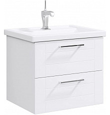 Тумба с раковиной белый глянец 60,5 см Aqwella Manchester MAN01062 + 4640021060773