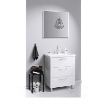 Комплект мебели белый глянец 70,5 см Aqwella Manchester MAN01073 + 4620008197746 + SM0207