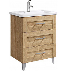 Тумба с раковиной дуб сонома 70,5 см Aqwella Foster FOS01073DS + 4620008197746