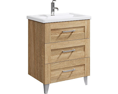 Приобрести Комплект мебели дуб сонома 70,5 см Aqwella Foster FOS01073DS + 4620008197746 + FOS0207DS в магазине сантехники Santeh-Crystal.ru