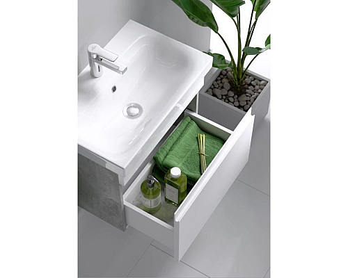 Santeh-Crystal.ru: Тумба с раковиной белый глянец/бетон светлый 60 см Aqwella Smart SRT0106BS + UMMOD60SL/1 Заказать Тумба с раковиной белый глянец/бетон светлый 60 см Aqwella Smart SRT0106BS + UMMOD60SL/1 в магазине сантехники Santeh-Crystal.ru