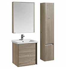 Комплект мебели сосна арлингтон 60 см Акватон Стоун 1A231401SX850 + 1WH302421 + 1A231502SX850