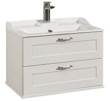 Тумба с раковиной дуб белый 65,3 см Акватон Леон 1A1870K0LBPS0