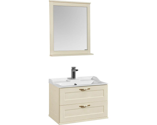 Приобрести Комплект мебели дуб бежевый 65,3 см Акватон Леон 1A187001LBPR0 + 1A708731FB010 + 1A187102LBPR0 в магазине сантехники Santeh-Crystal.ru