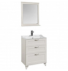 Комплект мебели дуб белый 65,3 см Акватон Леон 1A194601LBPS0 + 1A708731FB010 + 1A187102LBPS0