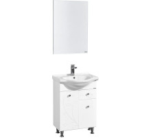 Комплект мебели белый глянец 66 см Акватон Лиана 1A165801LL010 + 1WH109651 + 1A166102LL010